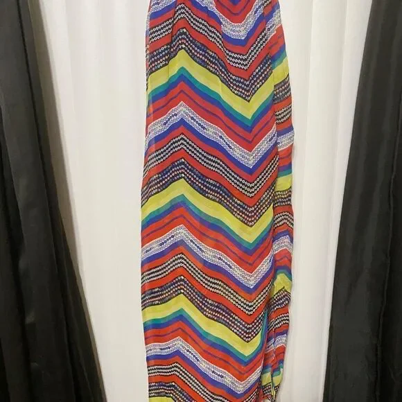 Gracie Girls multicolored blue Maxi dress - Picture 2 of 7